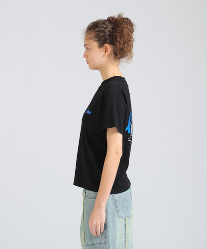 PINUP GIRL FOIL PRINT T-SHIRT 短袖T恤