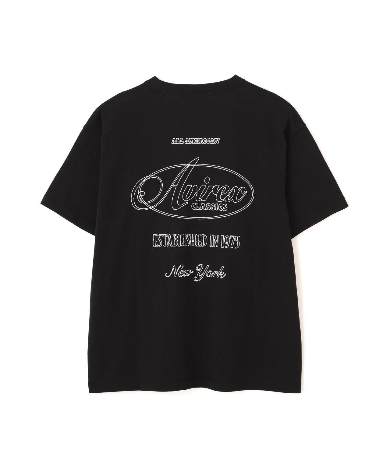 STITCH EMBROIDERY LOGO T-SHIRT T恤