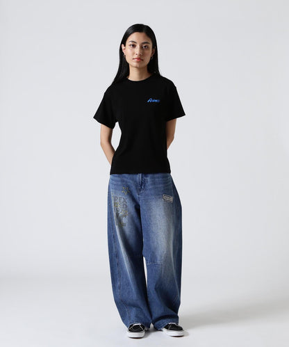 PINUP GIRL FOIL PRINT T-SHIRT 短袖T恤