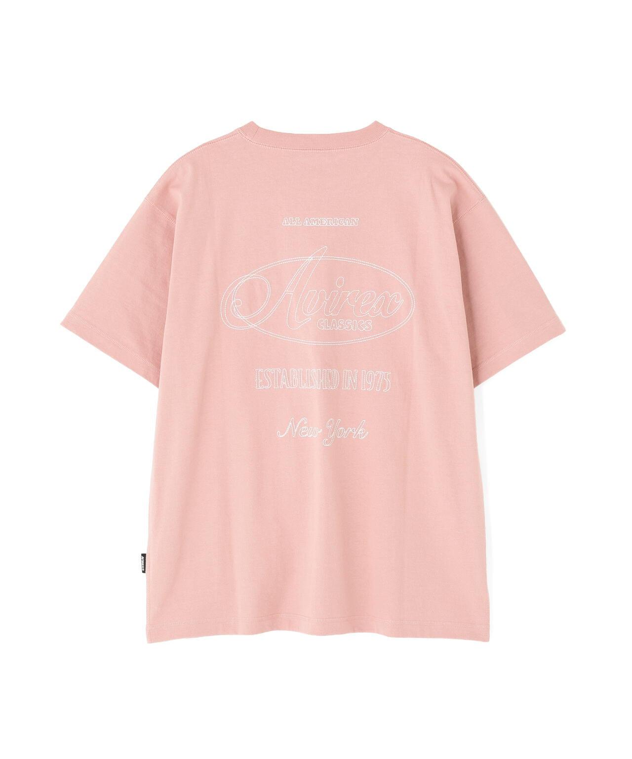 STITCH EMBROIDERY LOGO T-SHIRT T恤