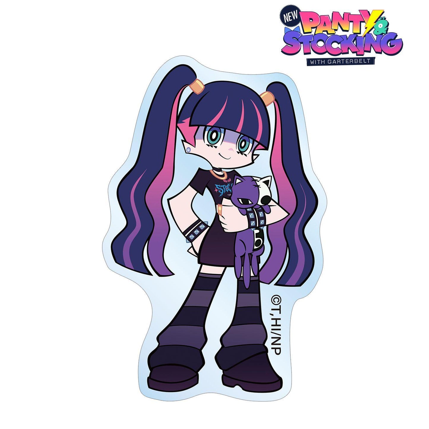 New PANTY ＆ STOCKING with GARTERBELT（吊帶襪天使） 新繪系列 ストッキング 亞克力貼紙 モデルver. ver.B