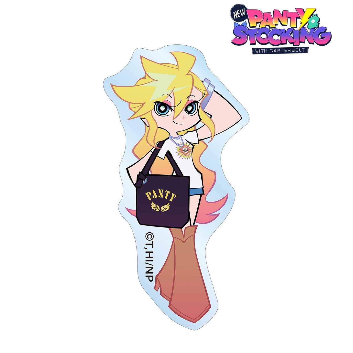 New PANTY ＆ STOCKING with GARTERBELT（吊帶襪天使） 新繪系列 パンティ 亞克力貼紙 モデルver. ver.A款