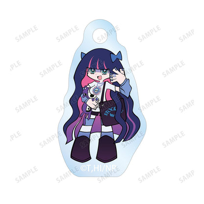 New PANTY ＆ STOCKING with GARTERBELT（吊帶襪天使） 新繪系列 ストッキング 第二款 雙聯金屬絲亞克力鑰匙扣 ver.A