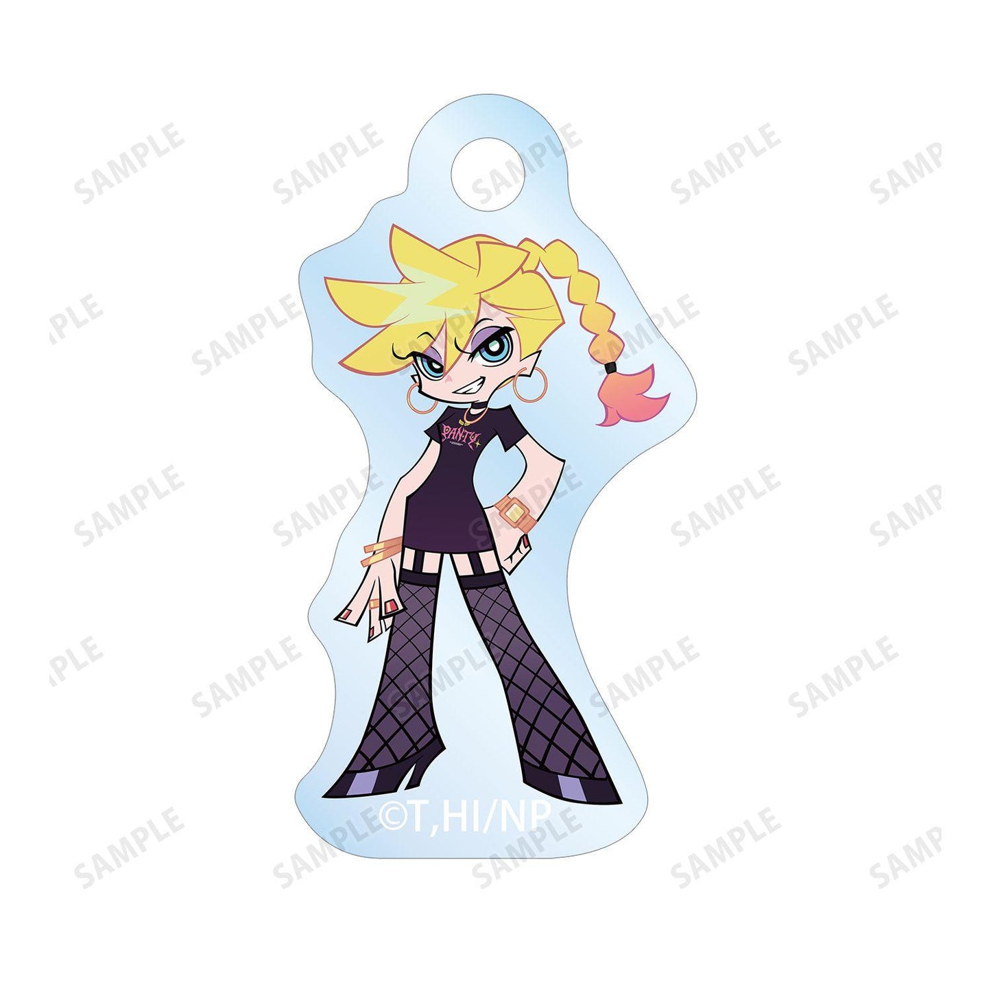 New PANTY ＆ STOCKING with GARTERBELT（吊帶襪天使） 新繪系列 パンティ 2連金屬線亞克力鑰匙扣 モデルver. B款