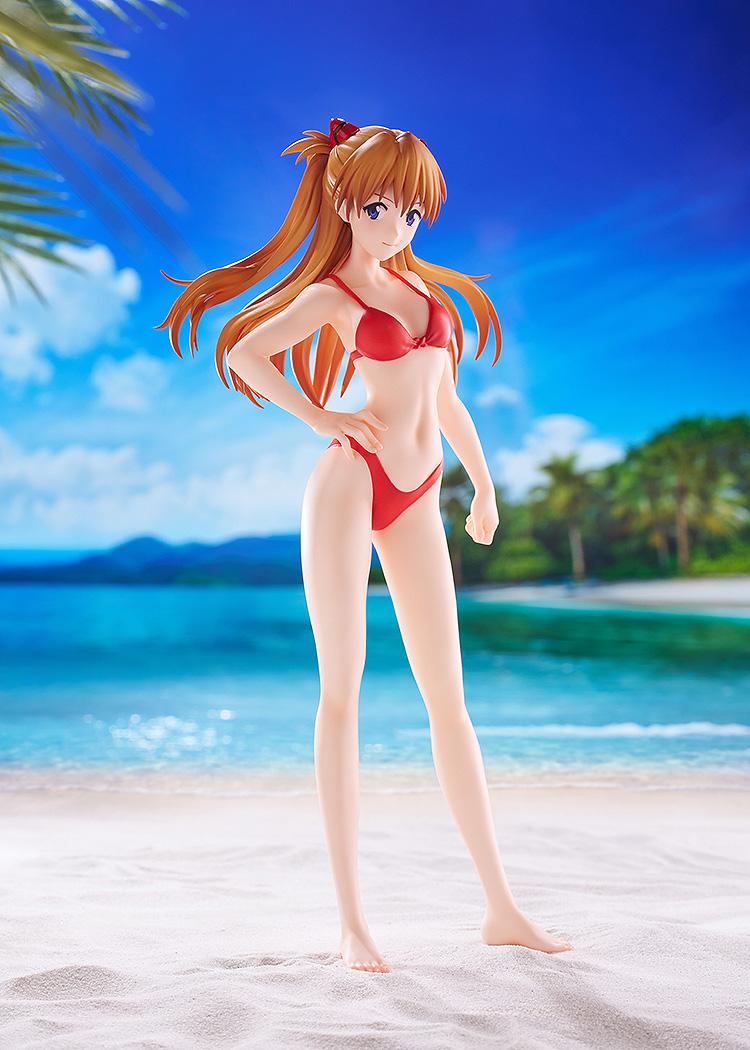 ヱヴァンゲリヲン新劇場版（新世紀福音戰士新劇場版） POP UP PARADE BEACH QUEENS 第二款 式波・アスカ・ラングレー 手辦 ビキニstyle L款