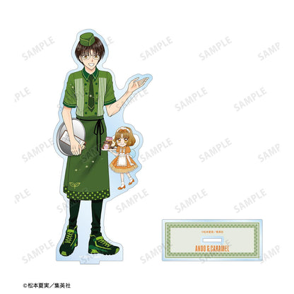 夢色パティシエール（夢色蛋糕師） 描き下ろし 安堂千乃介＆キャラメル 大號亞克力立牌 ダイナーver.