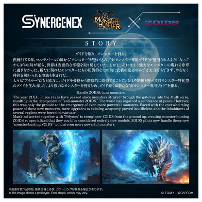 《怪物獵人物語》×《索斯機獸》 SYNERGENEX系列 ワイルドライガー ジンオウ 周邊款