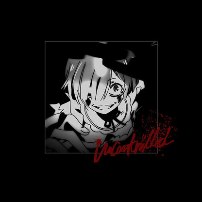 《Re：從零開始的異世界生活》（從零開始的異世界生活） レム 鬼化 T恤 BLACK XL碼