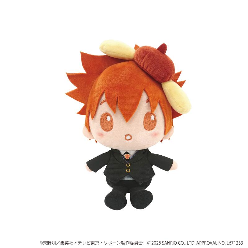 《家庭教師HITMAN REBORN!》 × SANRIO CHARACTERS（三麗鷗角色） 毛絨玩偶02系列 沢田綱吉 × 布丁狗 毛絨玩偶