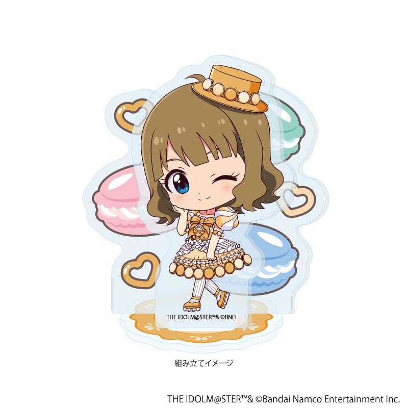 アイドルマスター ミリオンライブ！（偶像大師 百萬現場！） 周防桃子 亞克力立牌 48 馬卡龍連衣裙ver.(Q版插畫)