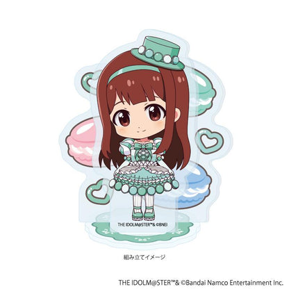 アイドルマスター ミリオンライブ！（偶像大師 百萬人演唱會！） アクリルスタンドプレート49 田中琴葉 亞克力立牌 馬卡龍禮服ver.(Q版角色插畫)