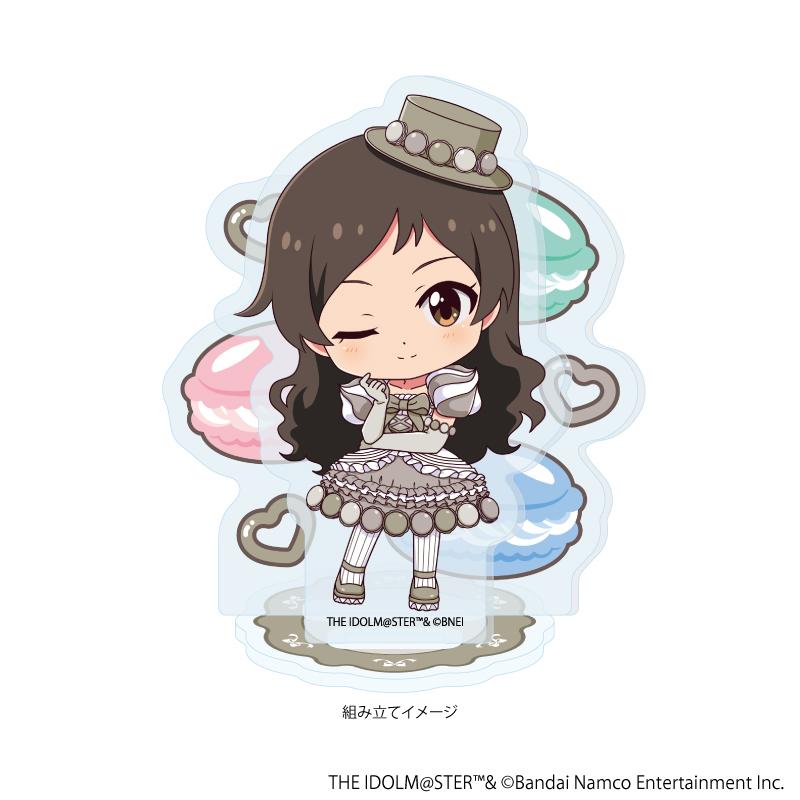 アイドルマスター ミリオンライブ！（偶像大師 百萬現場！） 46號 北沢志保 亞克力立牌 マカロンドレスver. ミニキャライラスト
