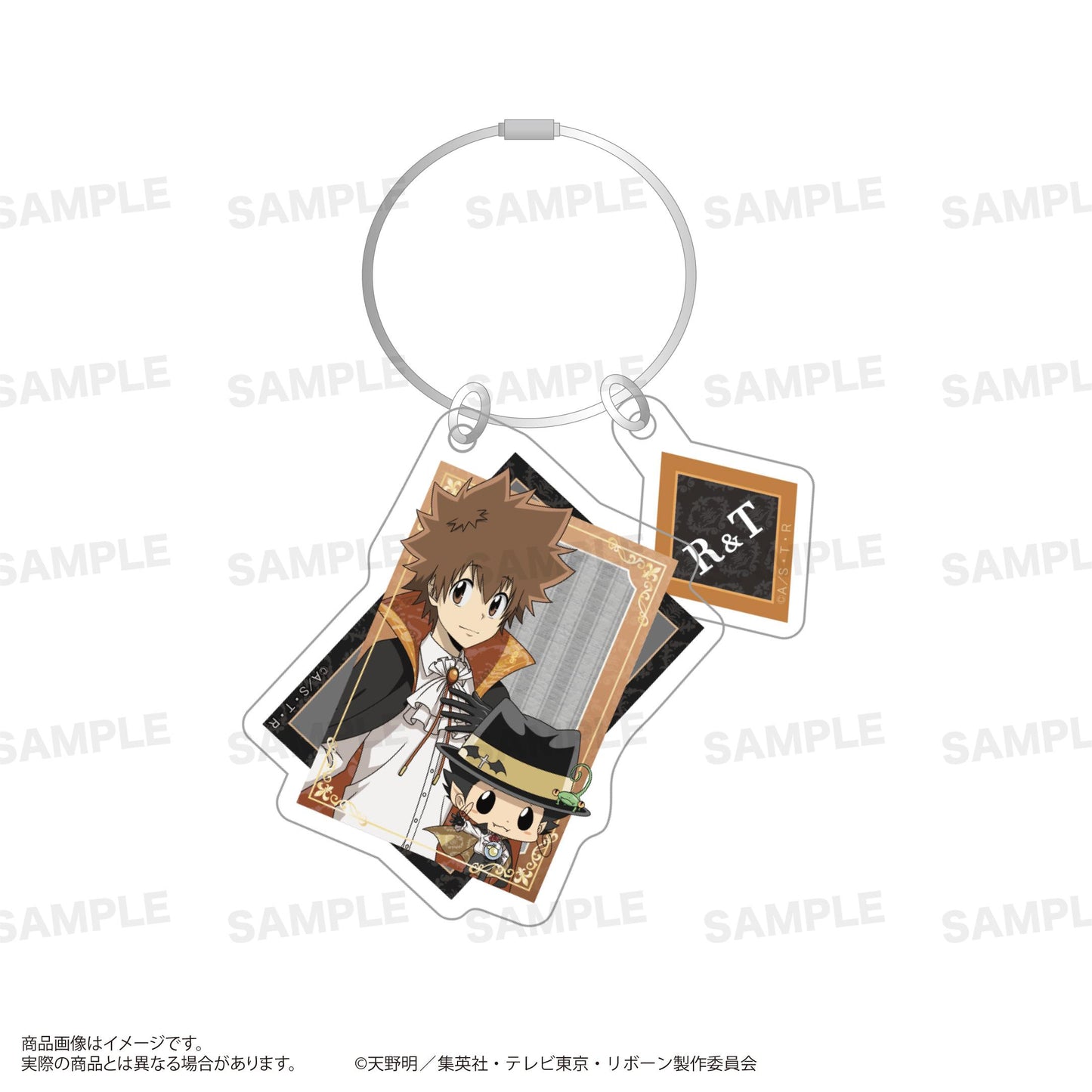 《家庭教師HITMAN REBORN!》（家庭教師HITMAN REBORN!） リボーン＆沢田綱吉 壓克力鑰匙扣 Vampire ver.
