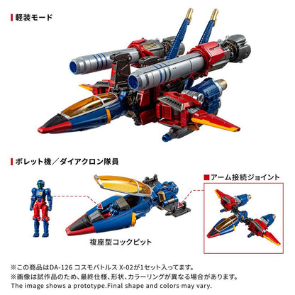 《Diaclone》 DA-126 コスモバトルスX-02 模型