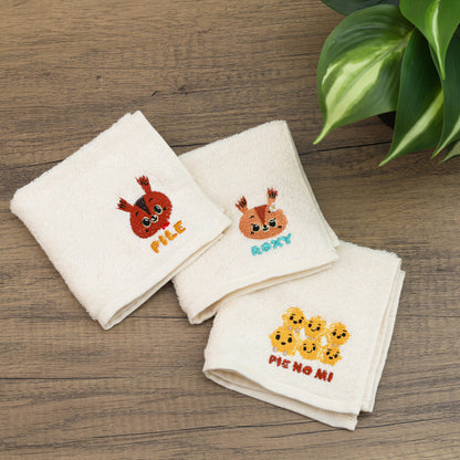 パイの実 森林歡迎款 毛圈毛巾手帕