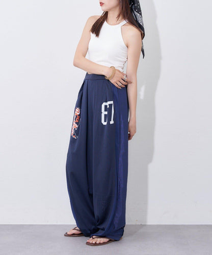 etsinta 網眼 彎刀版型 休閒褲