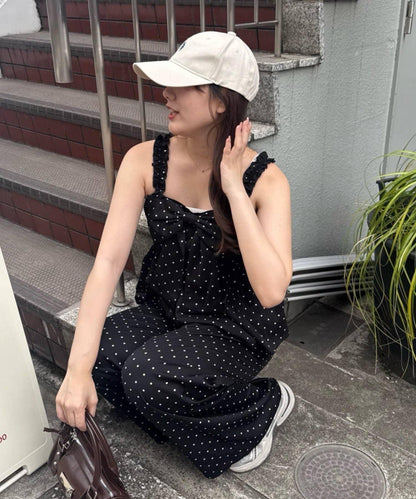 蝴蝶結揹帶風設計套裝