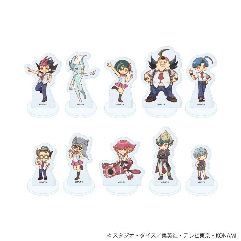 遊☆戱☆王ZEXAL（遊戲王ZEXAL） 迷你亞克力立牌系列 07 全套10款 復古插畫版
