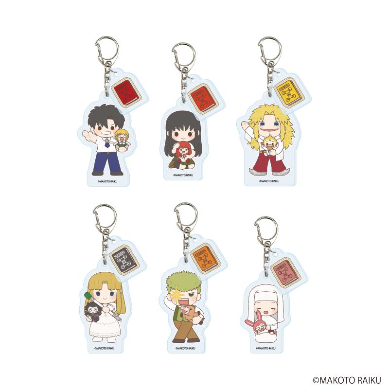 金色のガッシュ!!（金色的卡修!!） PoteNui藝術系列 第01彈 亞克力鑰匙扣 完整套裝 A款 6款入