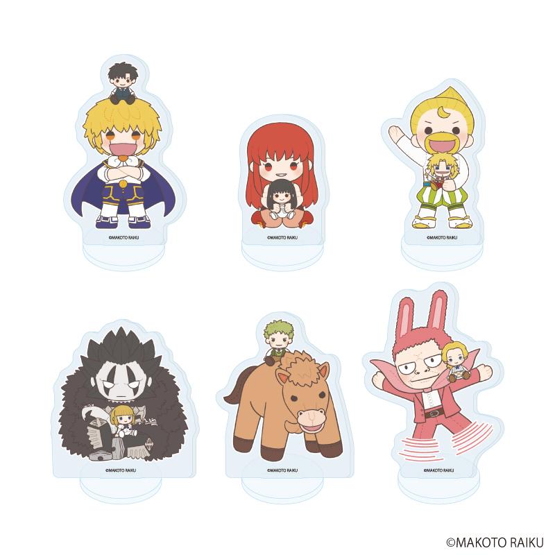 金色のガッシュ!!（金色的卡修） 亞克力小立牌02 全6種完整套裝 ぽてぬいアート款