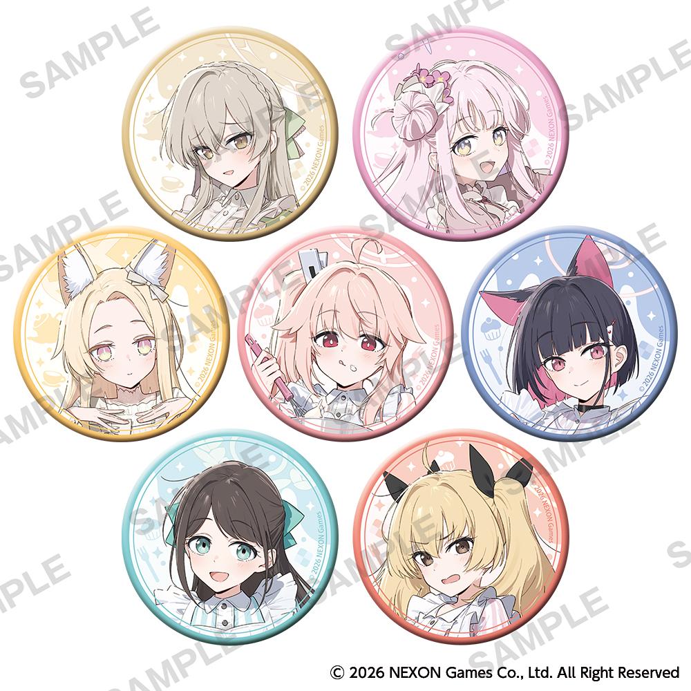 ブルーアーカイブ（蔚藍檔案） POP UP SHOP系列 交換徽章 完整套盒（7個入）