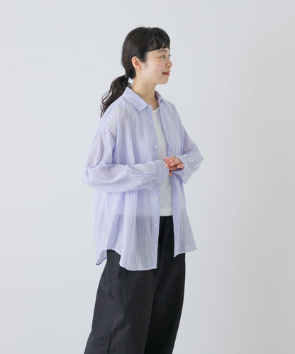 透感棉質 常規版 襯衫