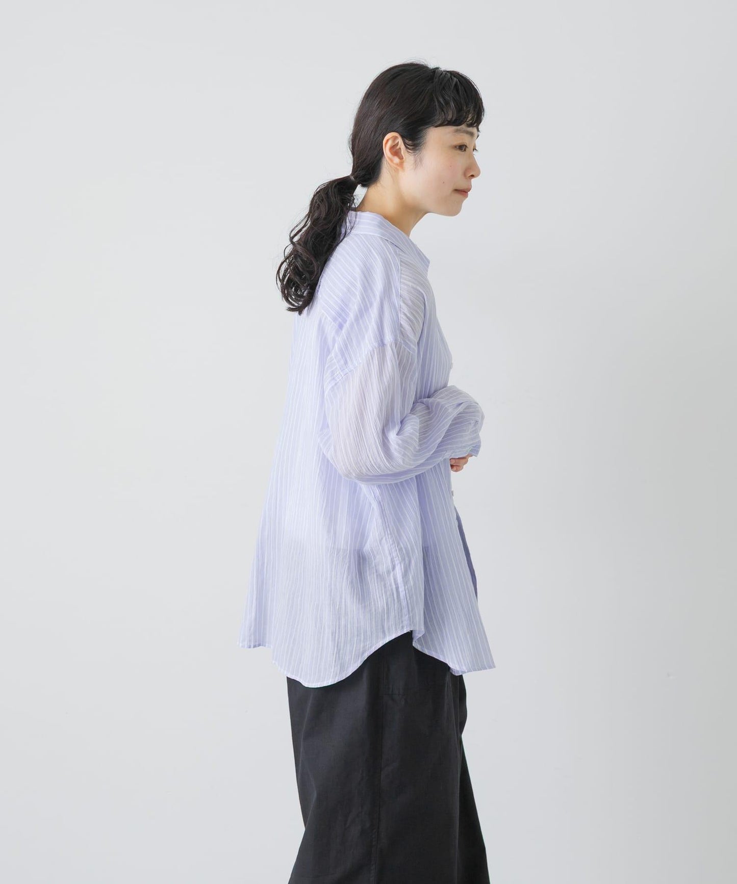 透感棉質 常規版 襯衫