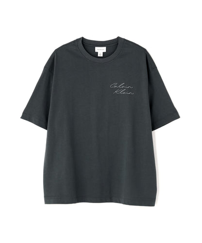 Calvin Klein 刺繡Logo字母圖案T恤