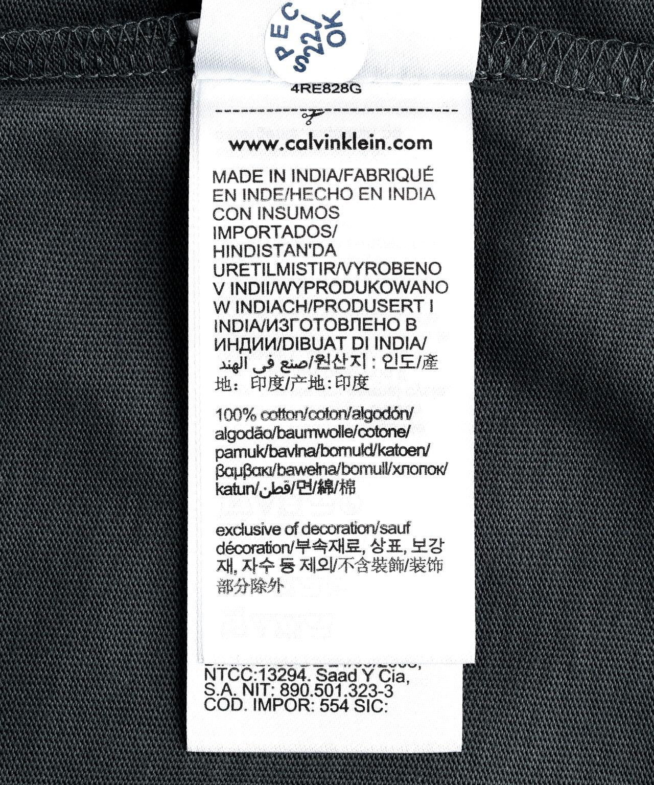 Calvin Klein 刺繡Logo字母圖案T恤