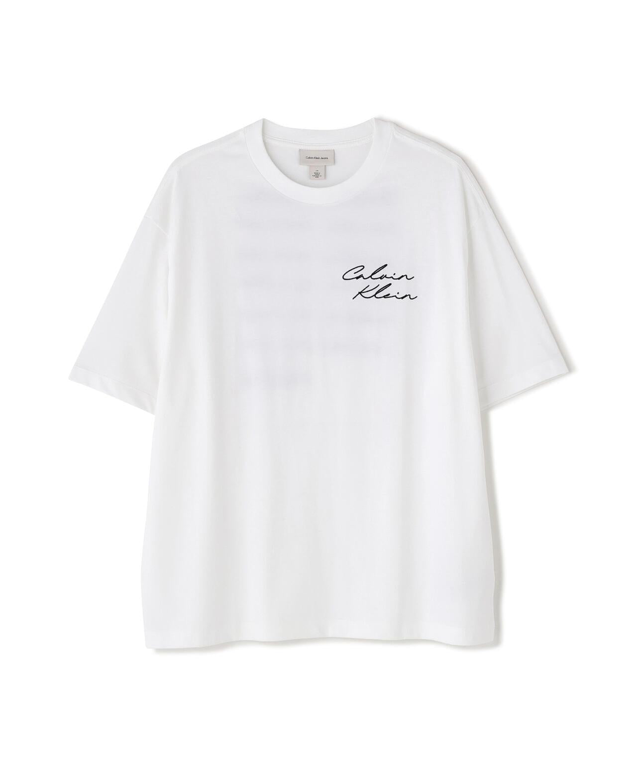Calvin Klein 刺繡Logo字母圖案T恤