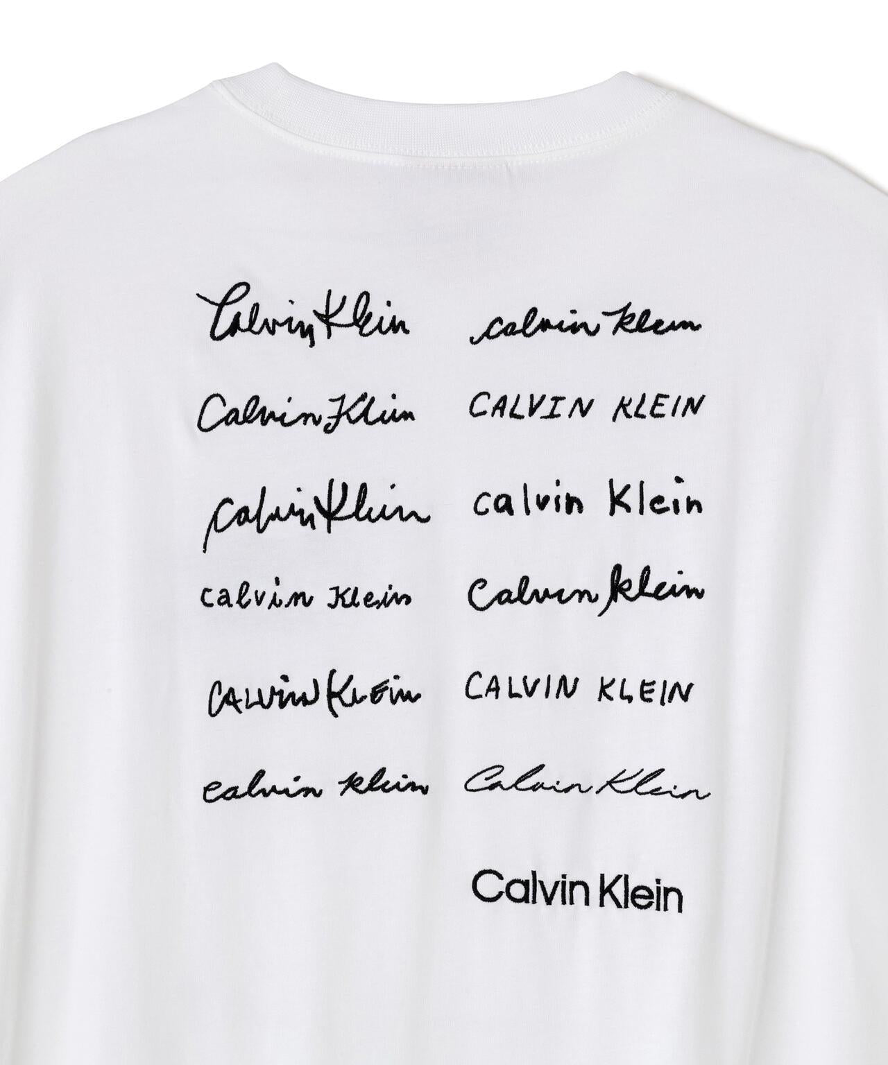 Calvin Klein 刺繡Logo字母圖案T恤