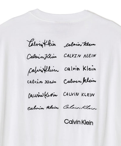 Calvin Klein 刺繡Logo字母圖案T恤