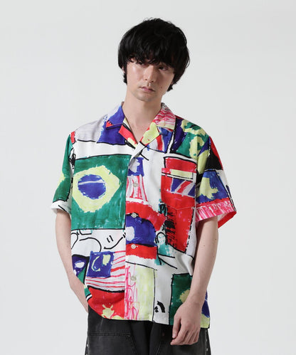 HOLO MARKET HMV S/S SHIRTS 全印花夏威夷短袖襯衫