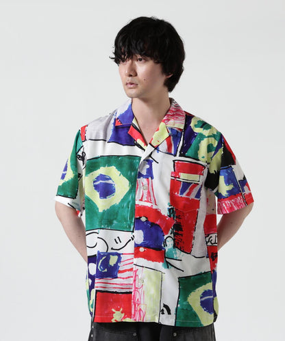 HOLO MARKET HMV S/S SHIRTS 全印花夏威夷短袖襯衫