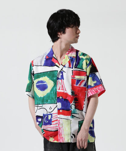 HOLO MARKET HMV S/S SHIRTS 全印花夏威夷短袖襯衫