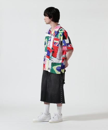HOLO MARKET HMV S/S SHIRTS 全印花夏威夷短袖襯衫