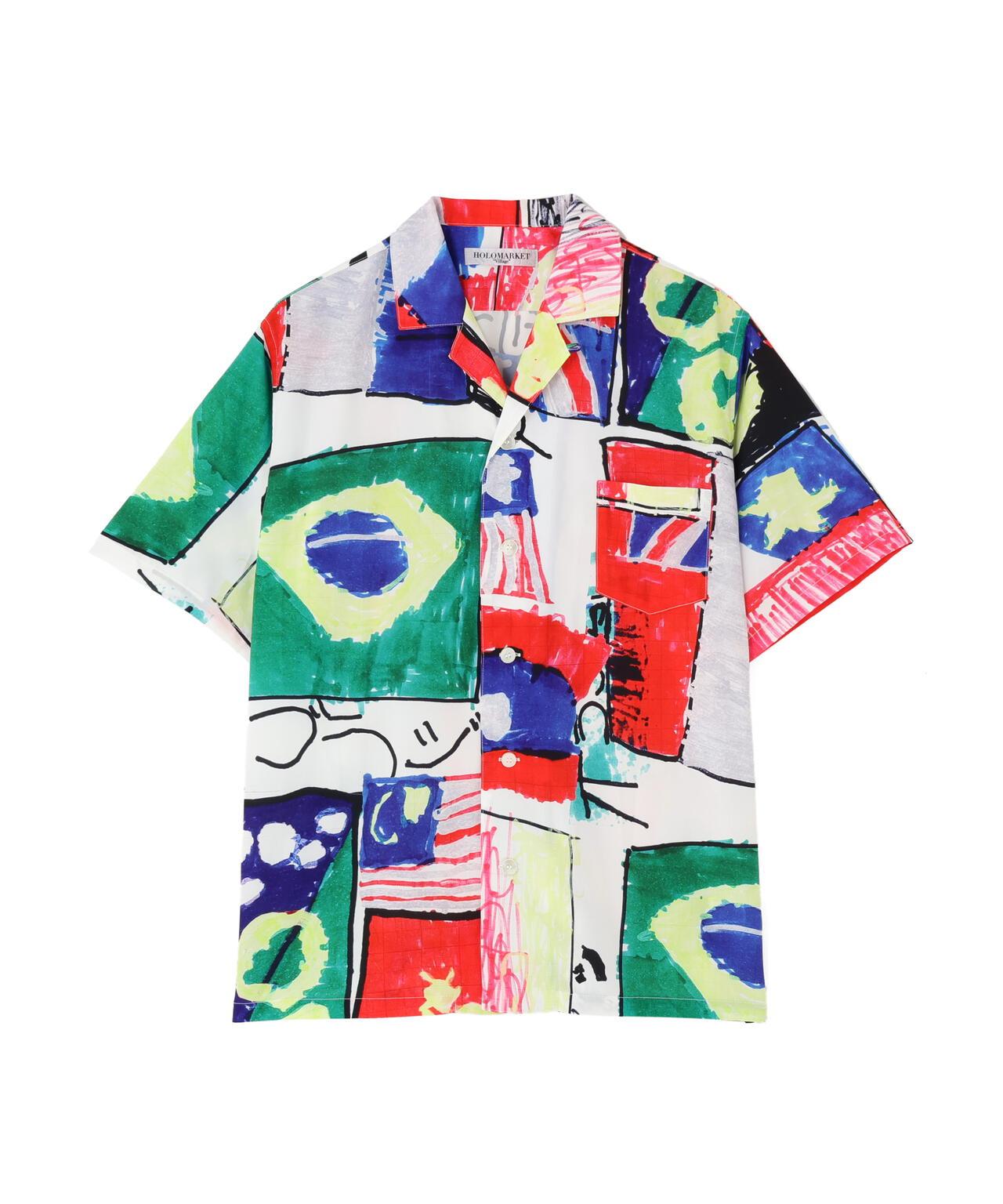 HOLO MARKET HMV S/S SHIRTS 全印花夏威夷短袖襯衫