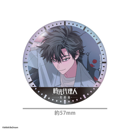 《時光代理人》 -LINK CLICK- Aurora徽章 2個套裝 トキ＆ヒカル 先導視覺款
