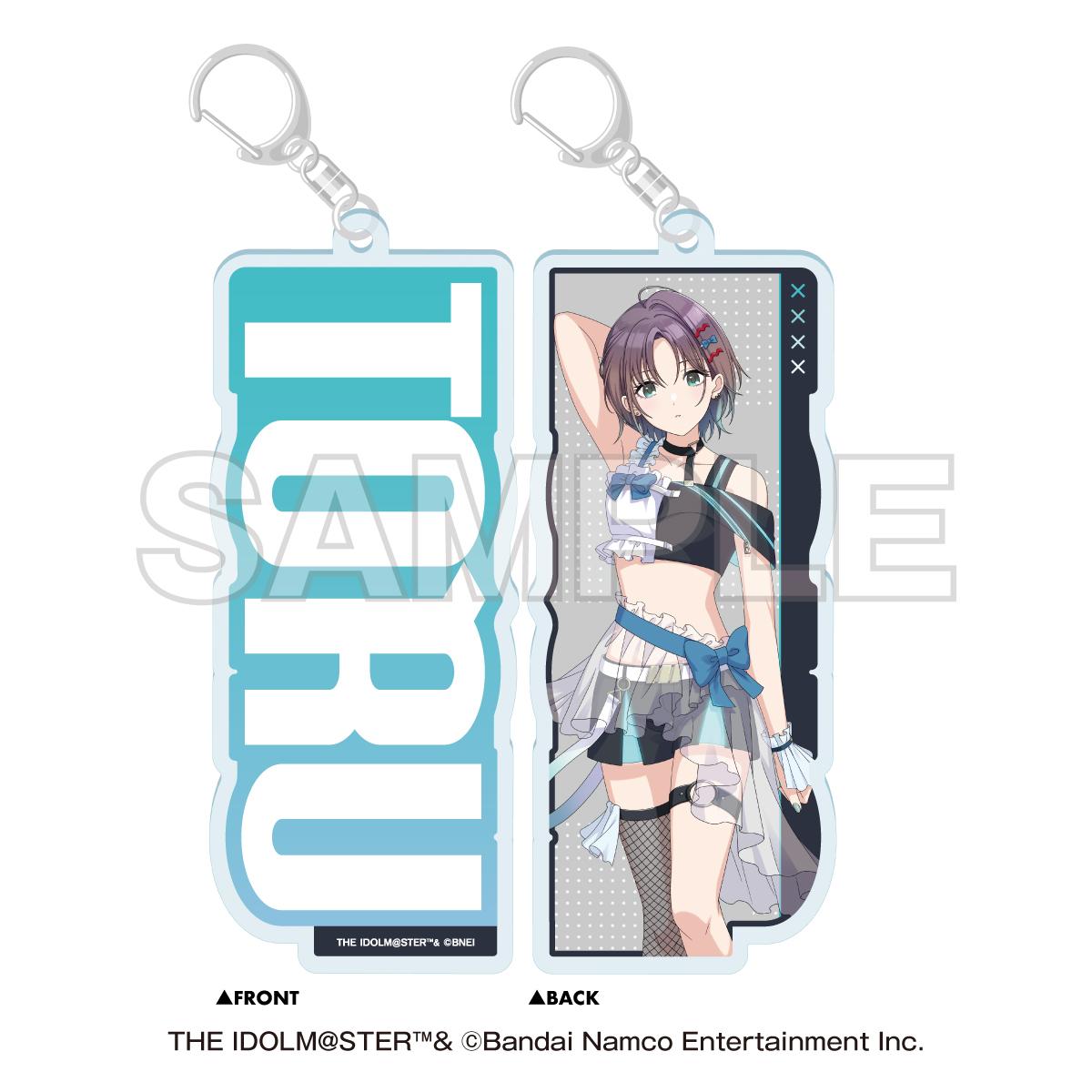 NTTドコモ×アイドルマスター シャイニーカラーズ（偶像大師 閃耀色彩） 淺倉透 雙面姓名鑰匙扣