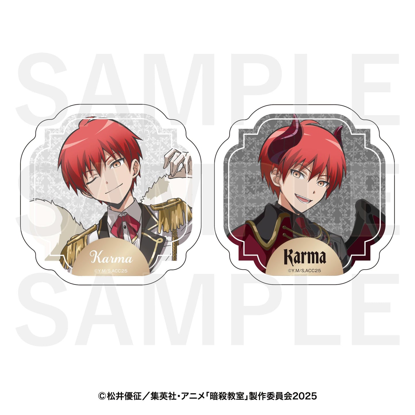 暗殺教室（暗殺教室） Angel and Devil 赤羽業 輪廓貼紙套組