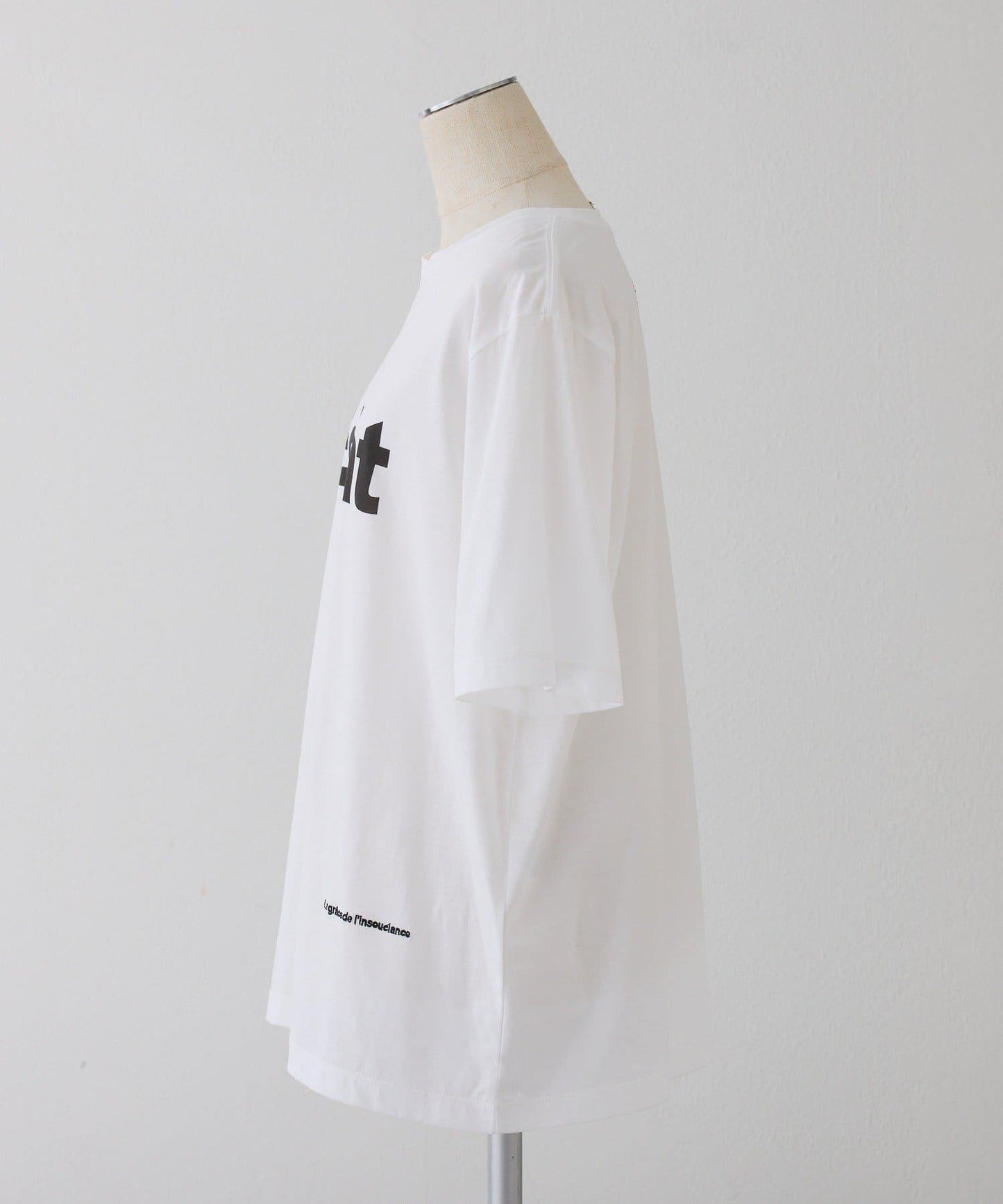 絲光材質 logo印花拼刺繡 T恤