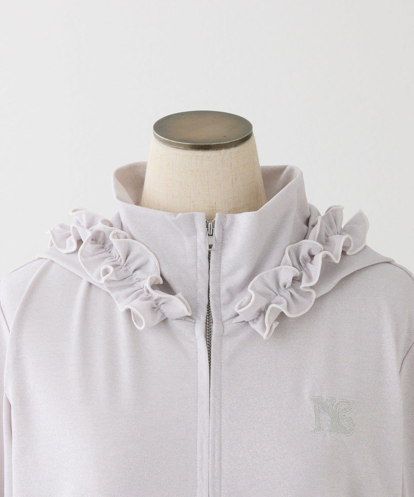 UV防曬 冷感 防皺 Logo刺繡 荷葉邊 連帽衛衣