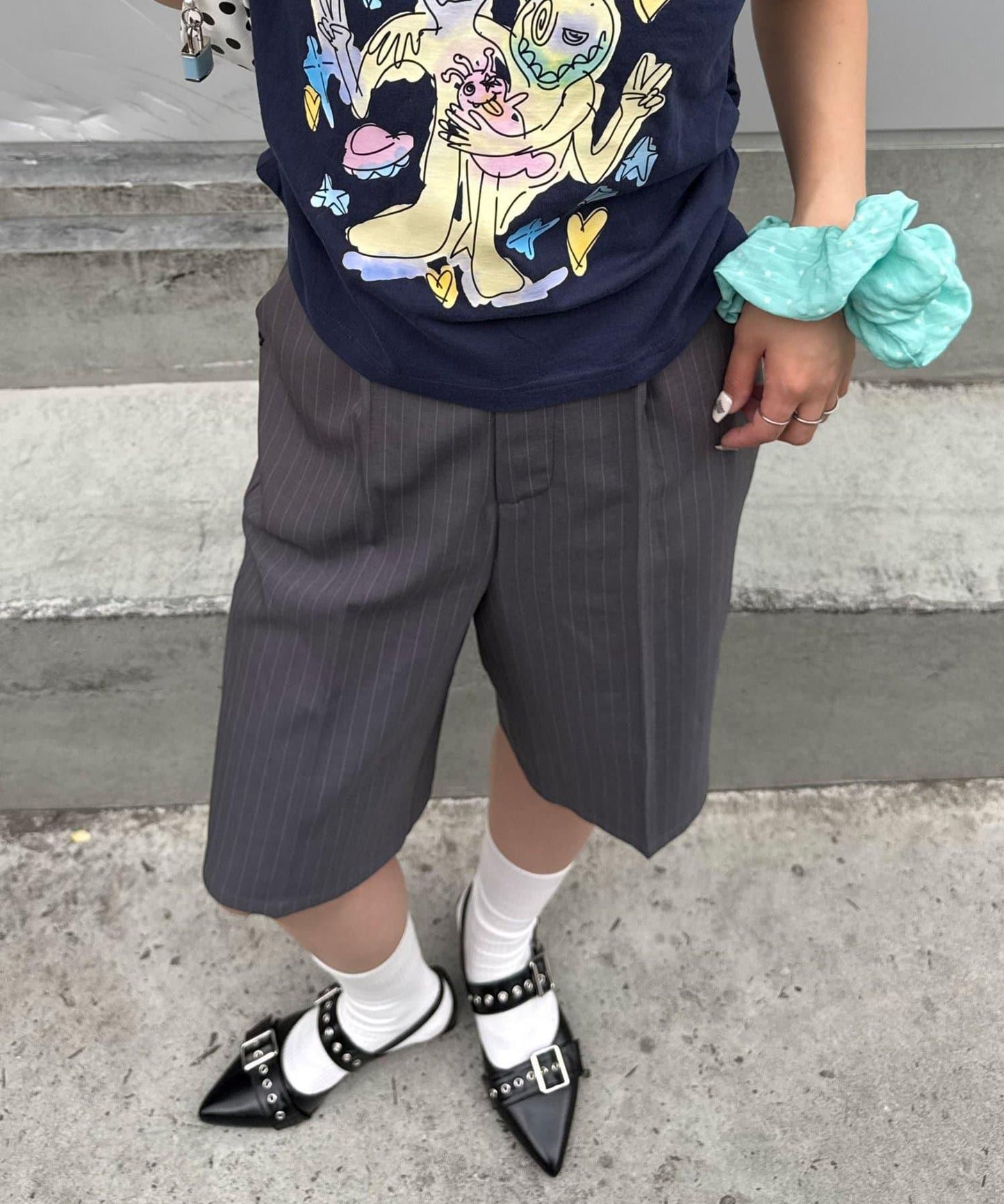 Ciaopanic 蝴蝶鉚釘休閒短褲