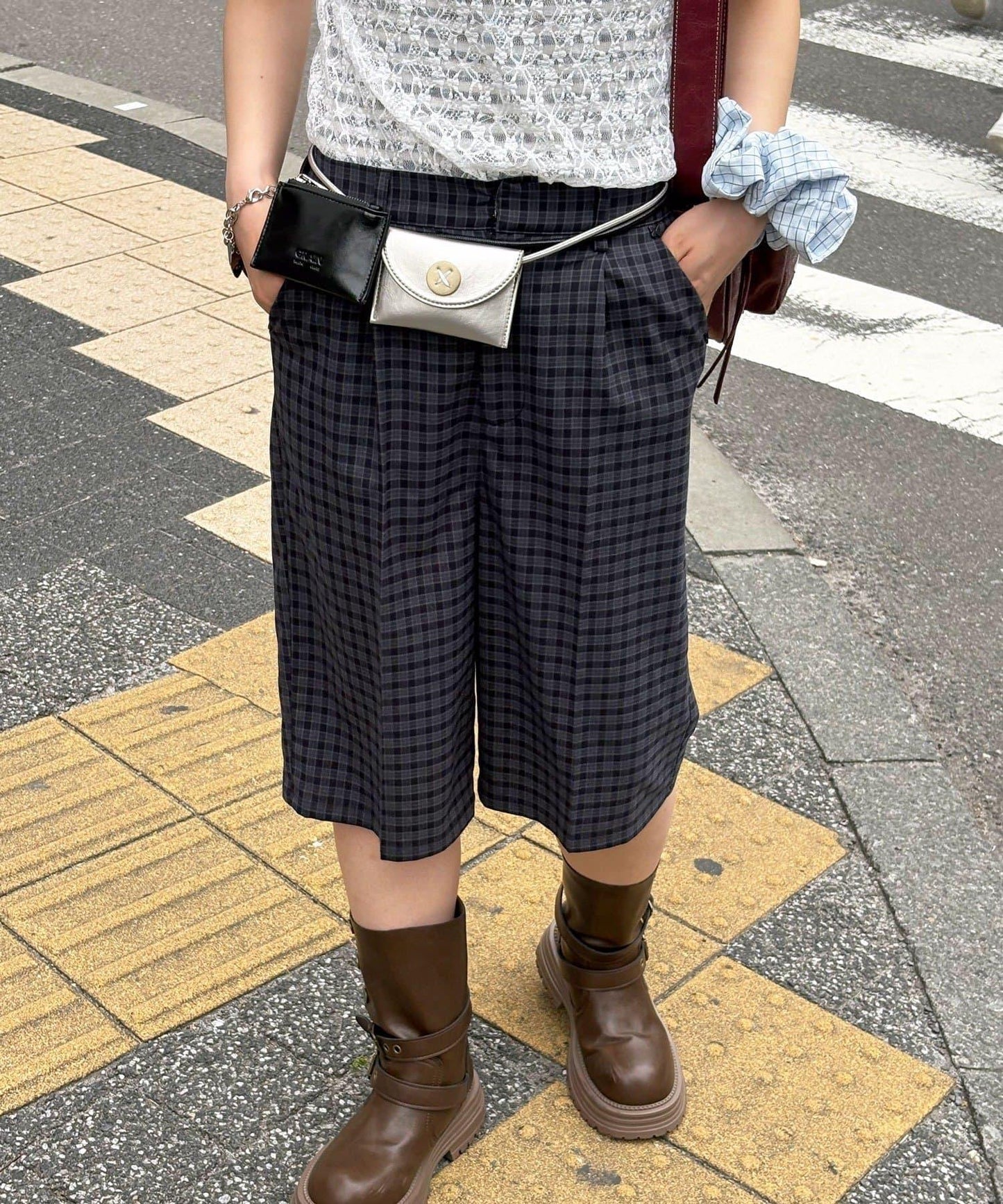 Ciaopanic 蝴蝶鉚釘休閒短褲