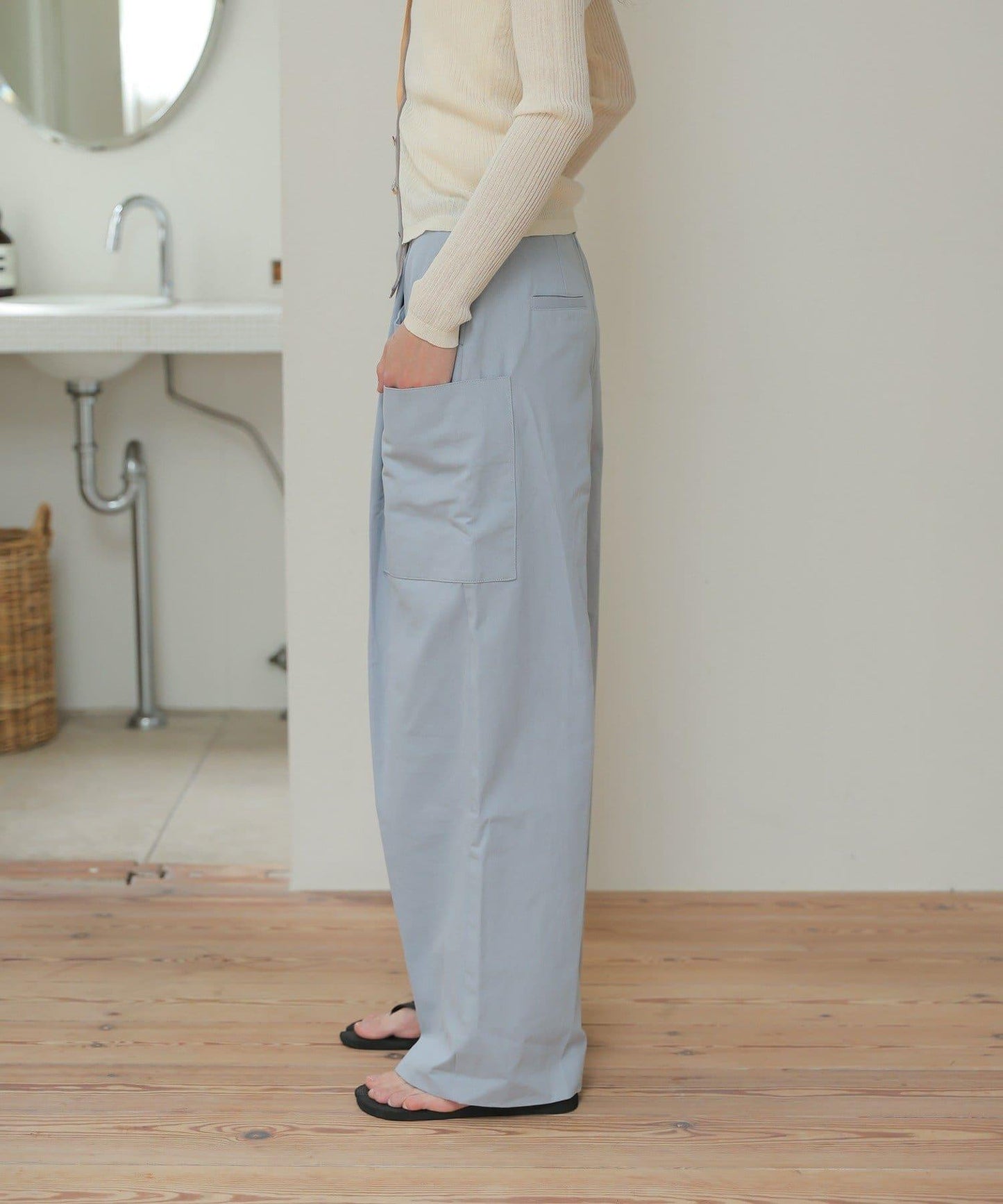 CINAMOD DOUBLE POCKET SLACKS 休閒褲
