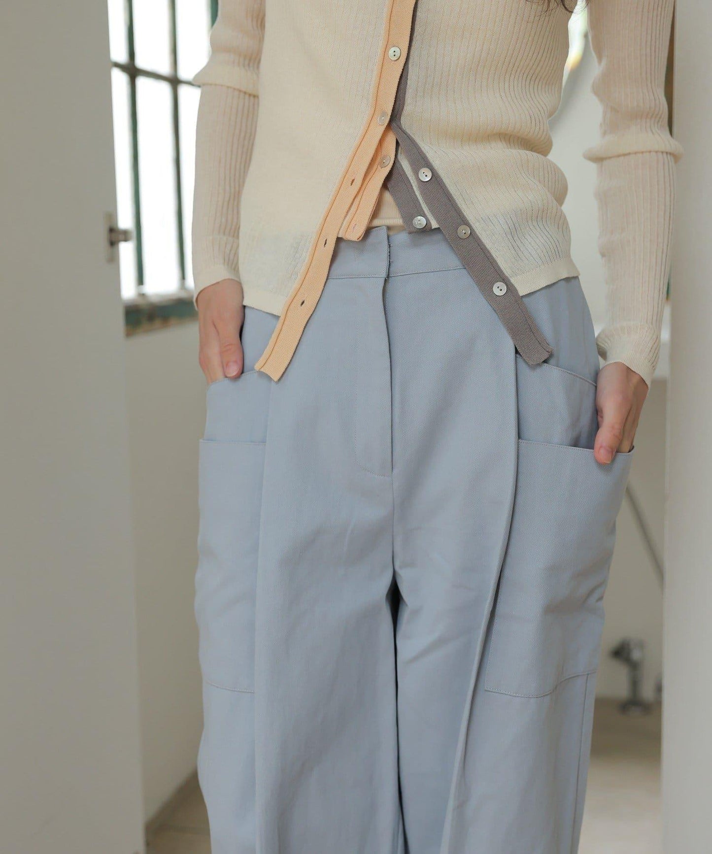 CINAMOD DOUBLE POCKET SLACKS 休閒褲