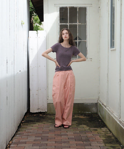 CINAMOD DOUBLE POCKET SLACKS 休閒褲