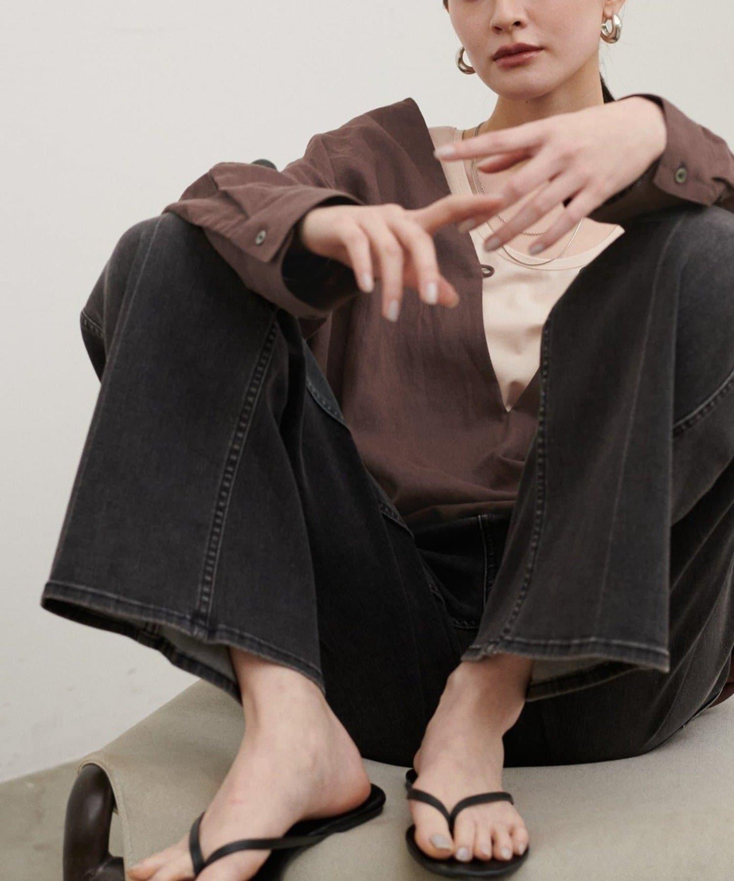 開領疊穿設計 女式襯衫