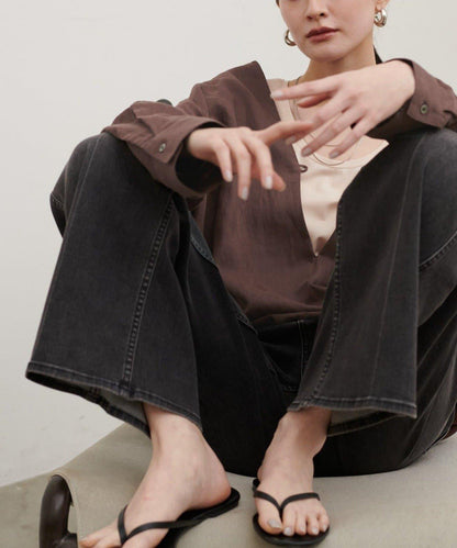 開領疊穿設計 女式襯衫
