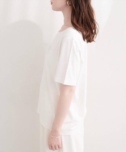 natural couture 水鑽Logo短袖T恤